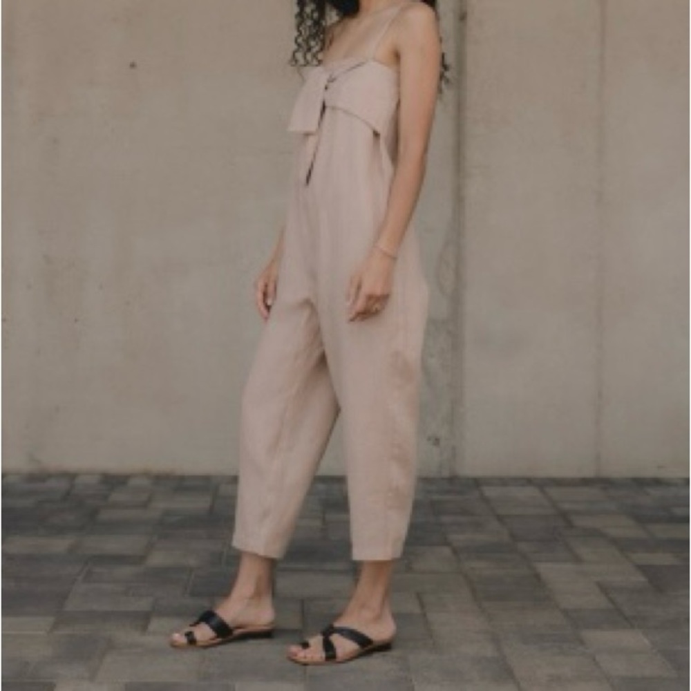 Ozma Linen Jumpsuit in Dusk